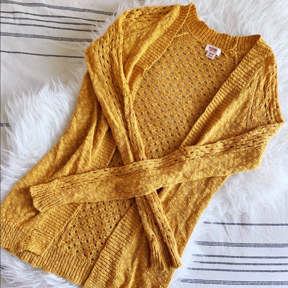 Mossimo Supply Co. Sweaters - Mustard Cardigan Mossimo Supply Co. Sweaters - Mustard Cardigan